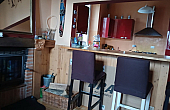 soggiorno con cucina a vista
